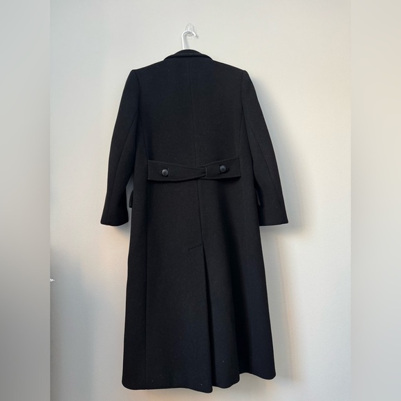 Vintage Coat Made in USA Harve Bernard Women’s Black Ember Wool Coat Sz 6 - Picture 7 of 14